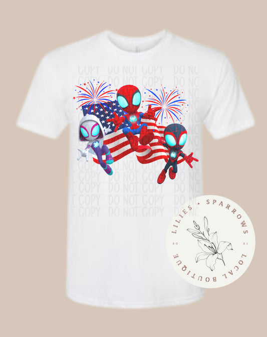 Red White and Spidey Team