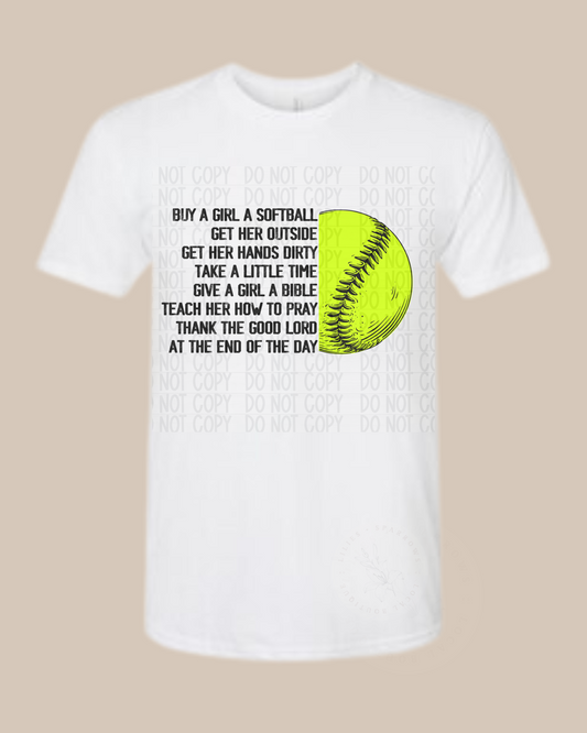 Buy a Girl a Softball