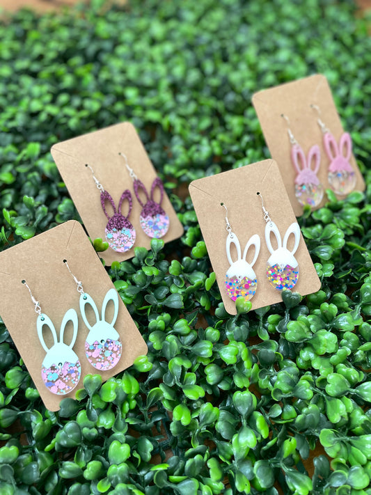 Easter Bunny Egg Earrings