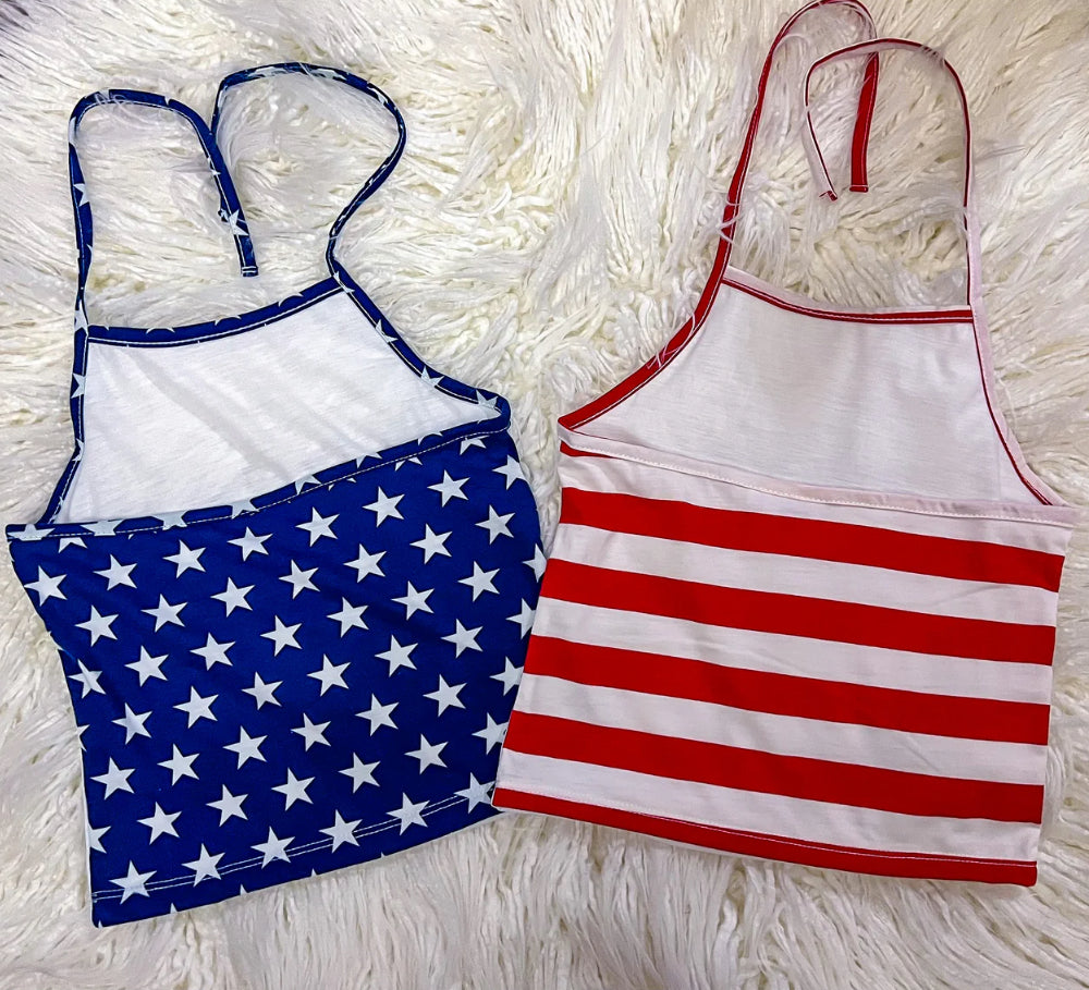 Patriotic Halter Top