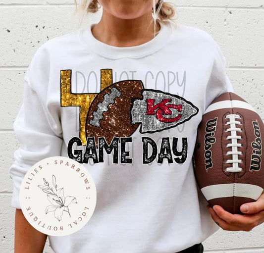 Sequined Football Game Day