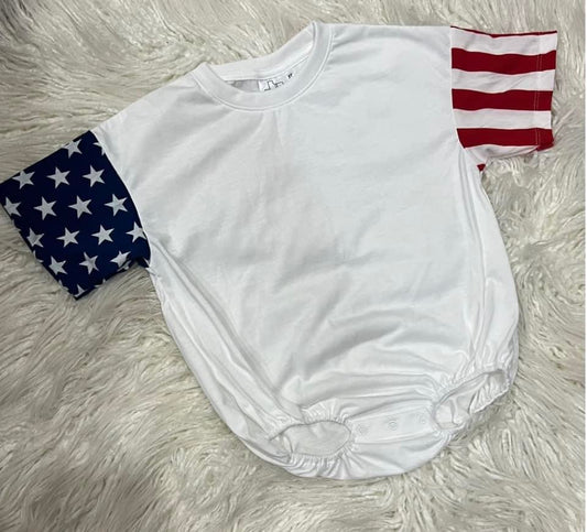 Patriotic Bubble Romper