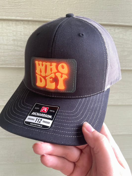 Who Dey Neon Trucker